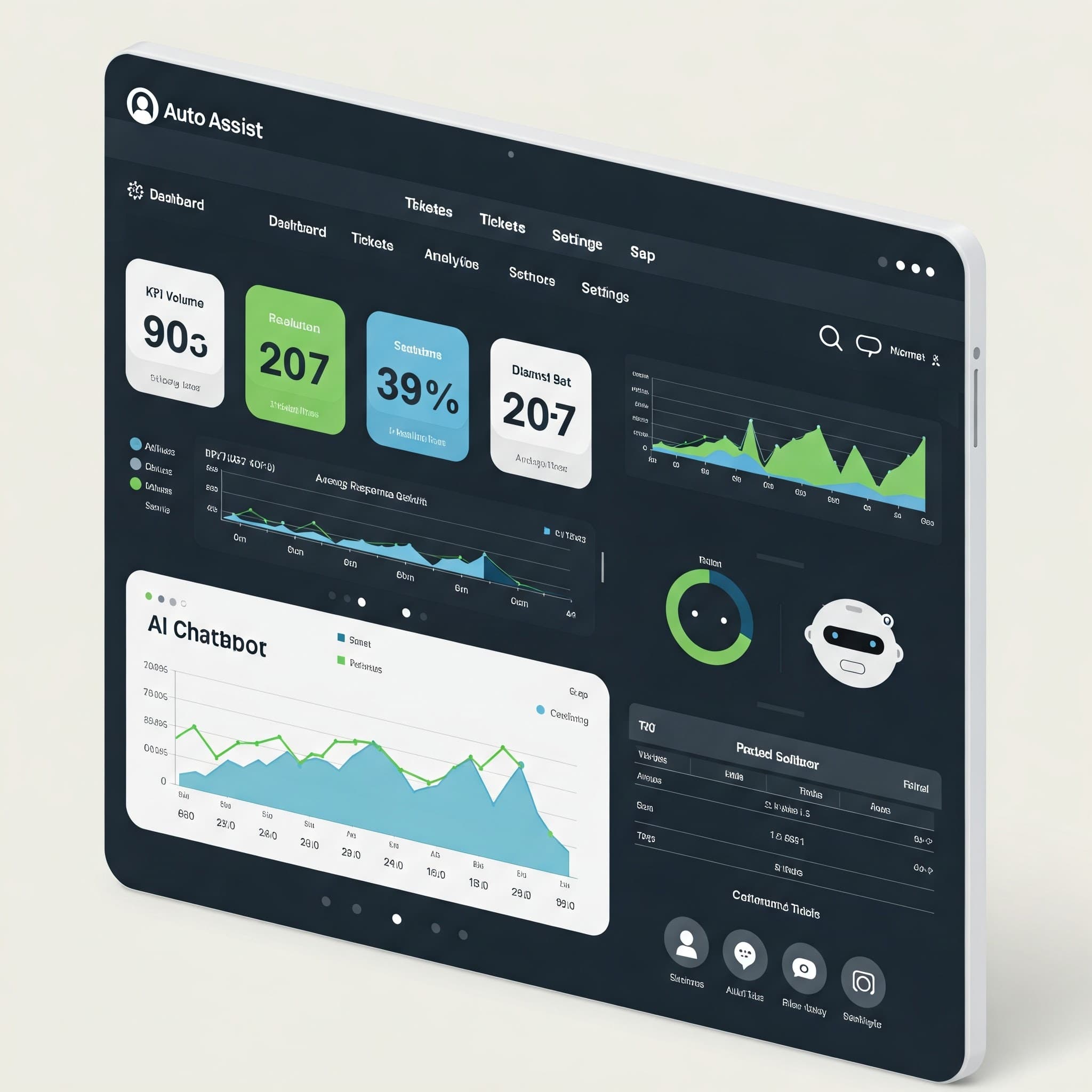 Auto Assist dashboard preview